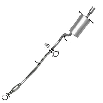1996-1997 Subaru Legacy 2.5L Exhaust Resonator Pipe and Muffler