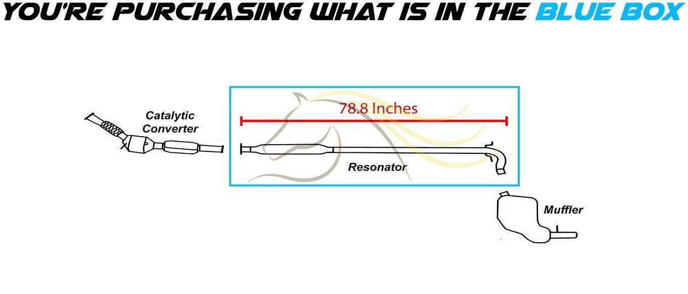 2003-2004 Volvo V70 and 2003-2007 XC70 2.5L Exhaust Resonator Pipe