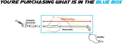 2003-2004 Volvo V70 and 2003-2007 XC70 2.5L Exhaust Resonator Pipe