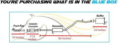 1997-2001 Honda CR-V 2.0L Complete Exhaust System Kit - EPA Approved