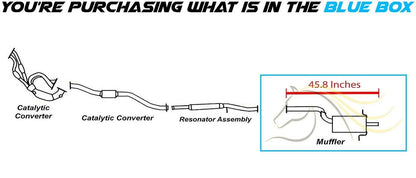 2006 Saab 9-2X 2.5L | 2006-2007 Subaru Impreza 2.5L Exhaust Muffler