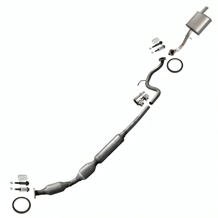 2007-2011 Toyota Yaris 1.5L Catalytic Converter and Muffler - Hatchback