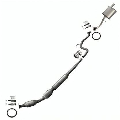 2007-2011 Toyota Yaris 1.5L Catalytic Converter and Muffler - Hatchback