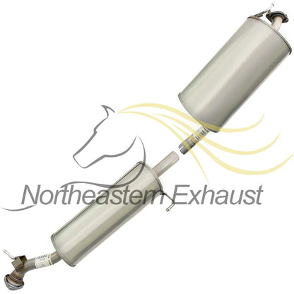 2003-2011 Honda Element 2.4L Exhaust Muffler and Tail Pipe