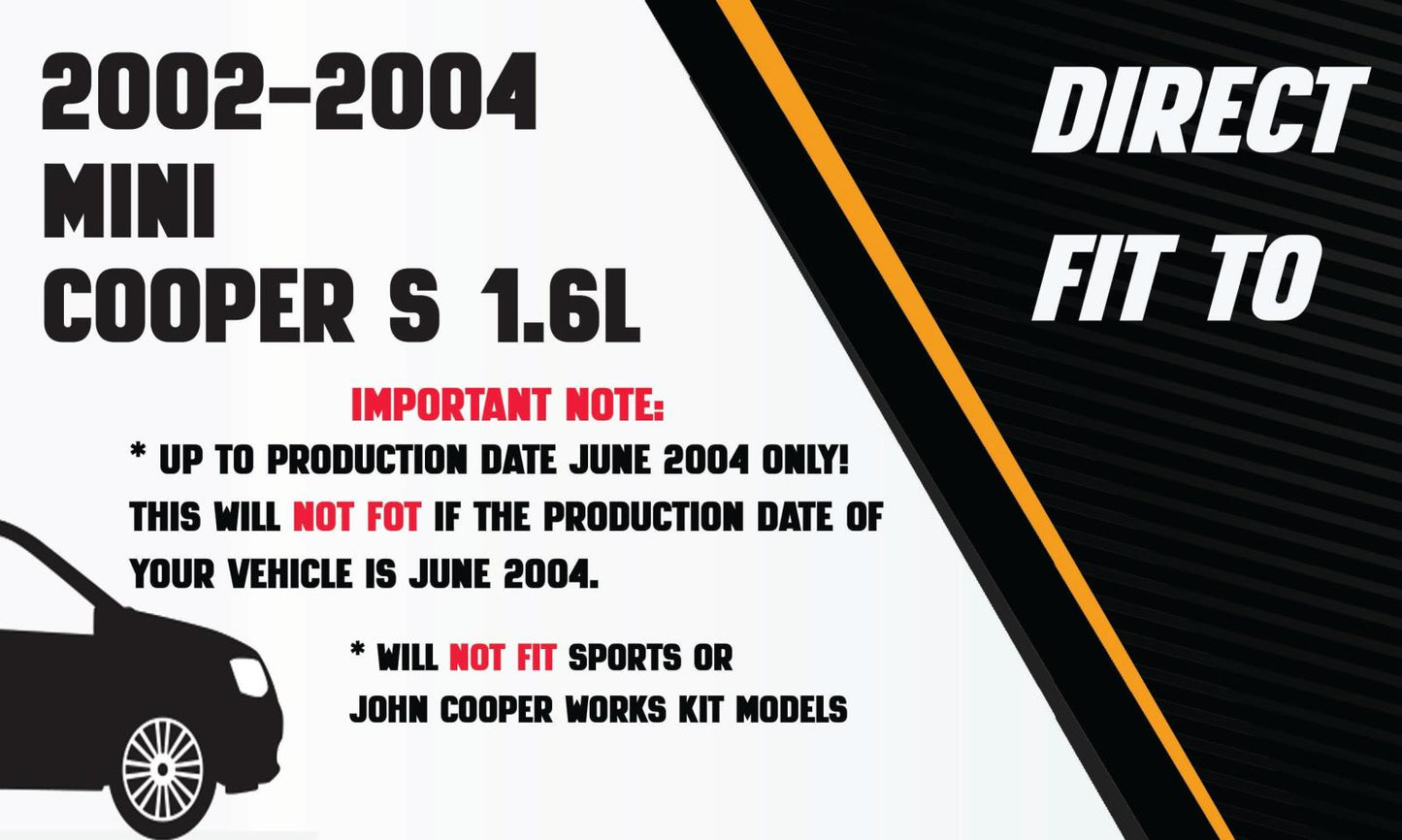 2002-2004 Mini Cooper 1.6L Exhaust Muffler Assembly