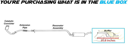 2000-2004 Ford Focus 2.0L Exhaust Muffler