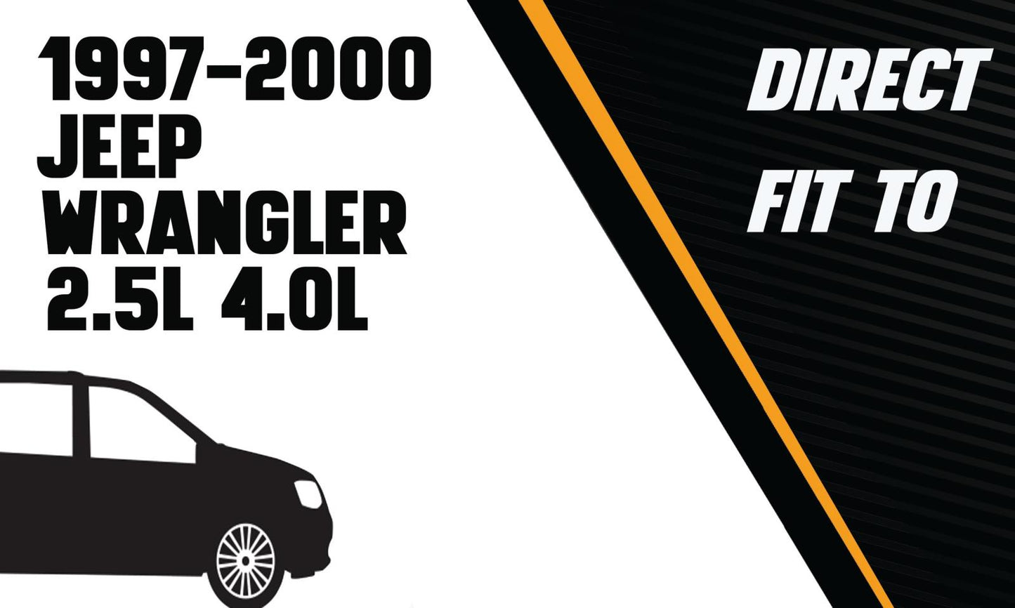 1997-2000 Jeep Wrangler 2.5L/4.0L Exhaust Muffler and Tail Pipe