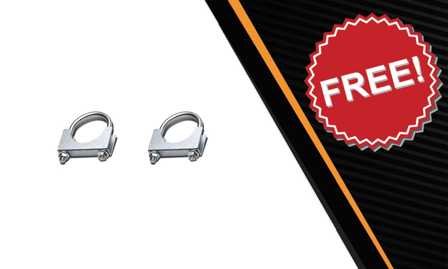 1997-2000 Jeep Wrangler 2.5L/4.0L Exhaust Muffler and Tail Pipe