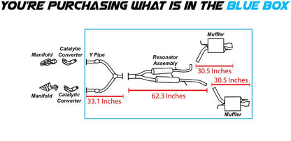 Cat-back Exhaust System for 2007-2013 Infiniti G35 and G37 3.5L 3.7L