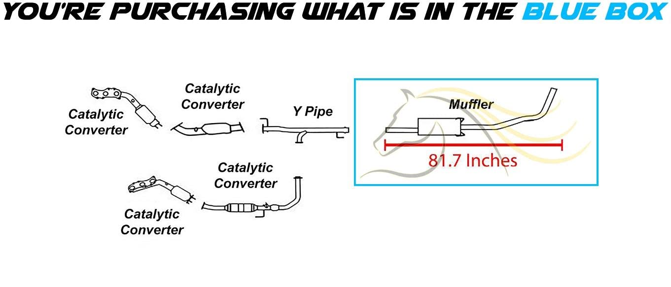 2000-2004 Toyota Tundra 3.4L | 2005-2006 Toyota Tundra 4.0L | 2000-2006 Toyota Tundra 4.7L Exhaust Muffler