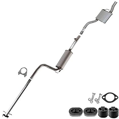 2000-2004 Ford Focus 2.0L Exhaust Resonator Pipe and Muffler