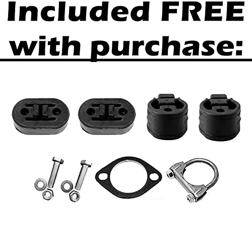 2000-2004 Ford Focus 2.0L Exhaust Resonator Pipe and Muffler