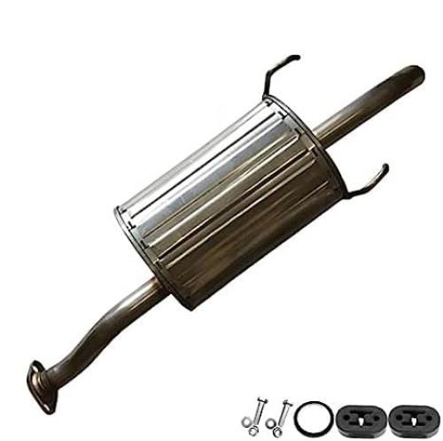 Exhaust Muffler for 2001-2003 Acura EL 1.7L, 2001-2005 Honda Civic 1.7L, and 2003-2005 Civic 1.3L