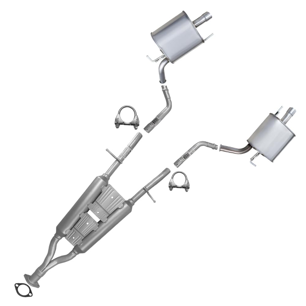 2007-2013 INFINITI G35 & G37 3.5L/3.7L Exhaust Resonator Pipe and Mufflers
