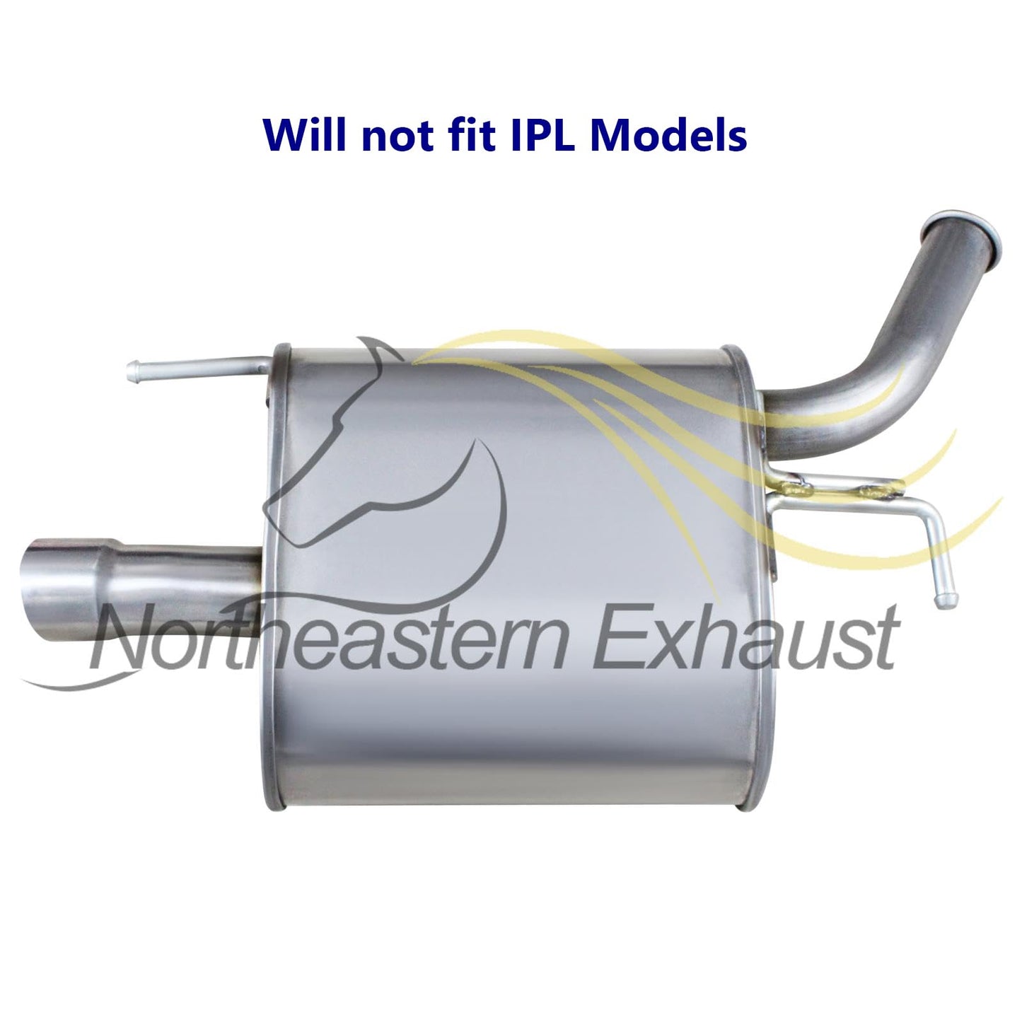 2007-2013 INFINITI G35 & G37 3.5L/3.7L Exhaust Resonator Pipe and Mufflers