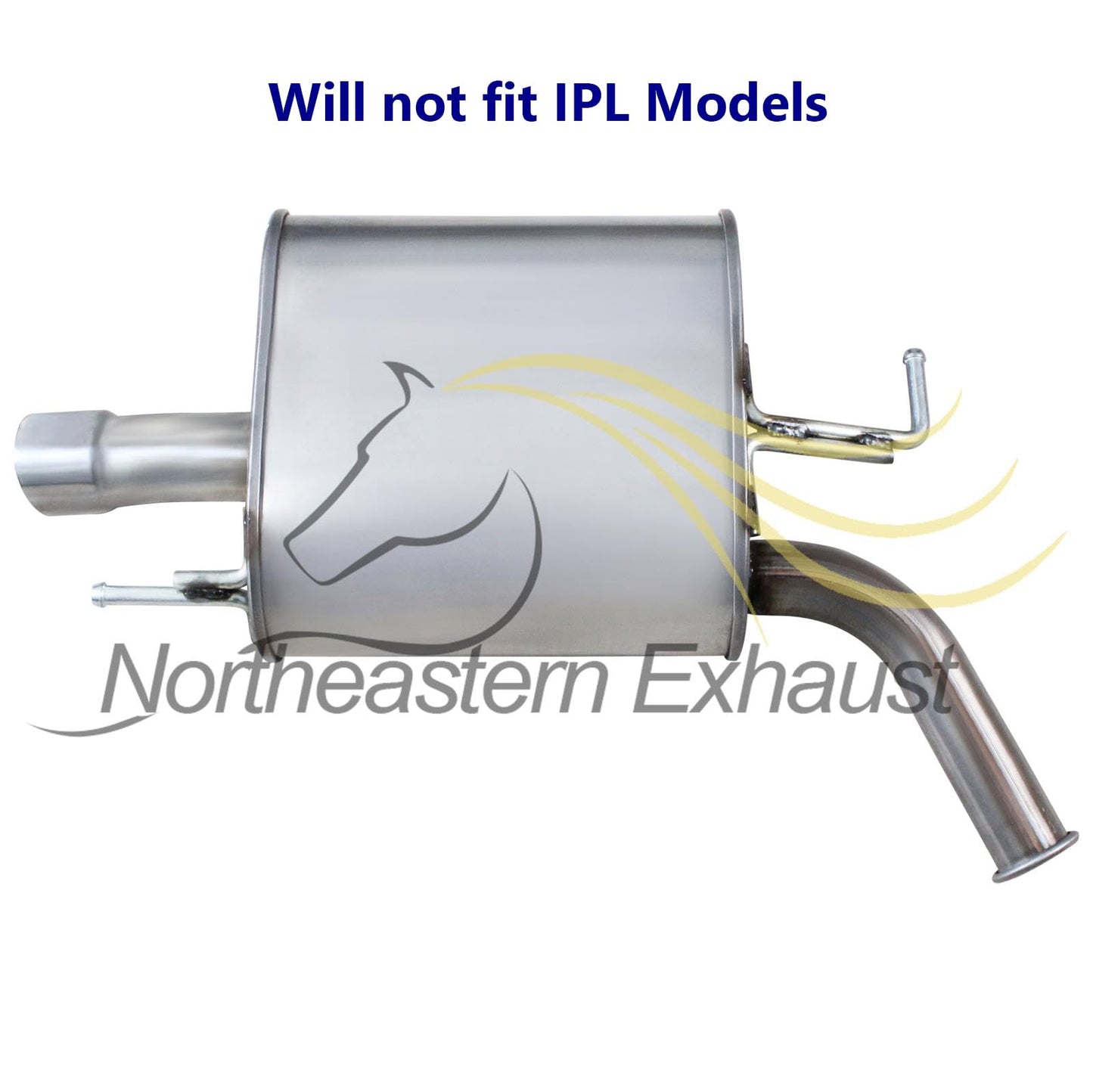 2007-2013 INFINITI G35 & G37 3.5L/3.7L Exhaust Resonator Pipe and Mufflers