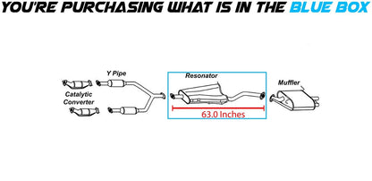 2005-2006 Infiniti G35 3.5L Exhaust Muffler Assembly