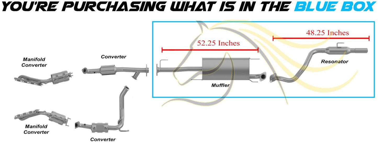 2005-2009 Lexus GX470 4.7L and 2005-2009 Toyota 4Runner 4.7L Exhaust System Kit