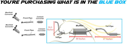 2007-2009 Kia Sorento 3.8L and 2008-2009 Sorento 3.3L Y-Pipe, Muffler and Resonator Exhaust