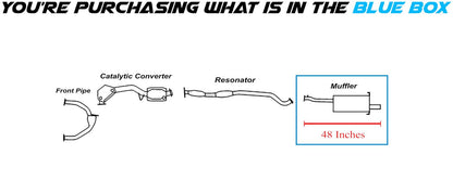 2004-2006 Subaru Baja 2.5L Exhaust Muffler Assembly