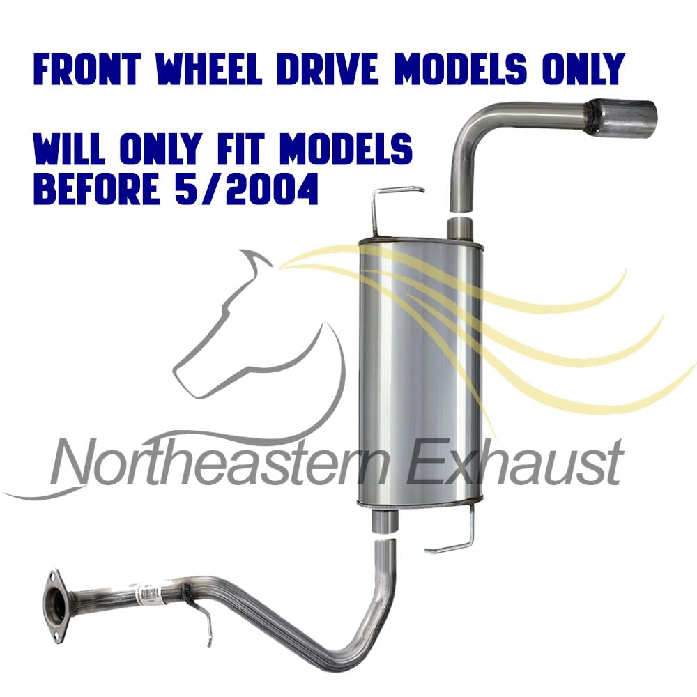 Cat-back Exhaust System Kit for 2003-2005 Toyota Matrix and Pontiac Vibe 1.8L
