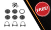 Cat-back Exhaust System Kit for 2003-2005 Toyota Matrix and Pontiac Vibe 1.8L