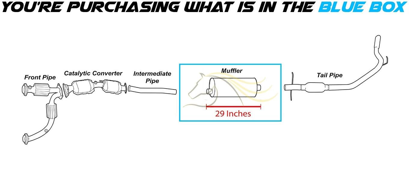 2001-2005 Ford Explorer Sport Trac 4.0L Exhaust Muffler