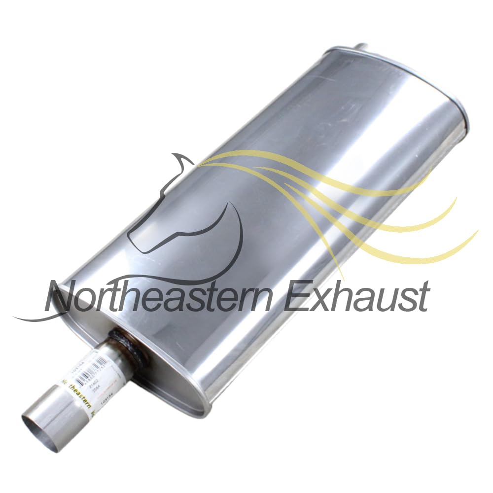 2008-2012 Jeep Liberty 3.7L Exhaust Resonator Pipe and Muffler