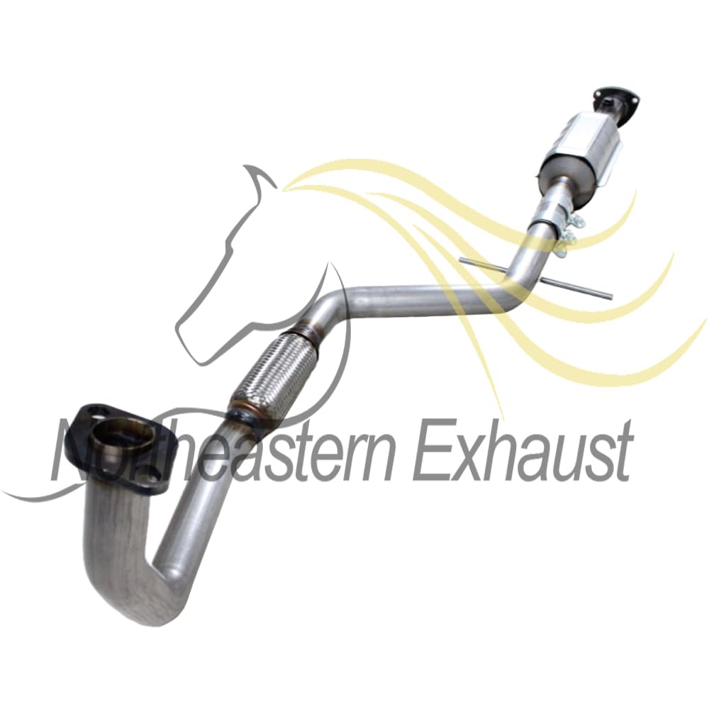 1999-2002 Chevrolet Cavalier 2.2L and 1999-2002 Pontiac Sunfire 2.2L Complete Exhaust System Kit with EPA Approved Catalytic
