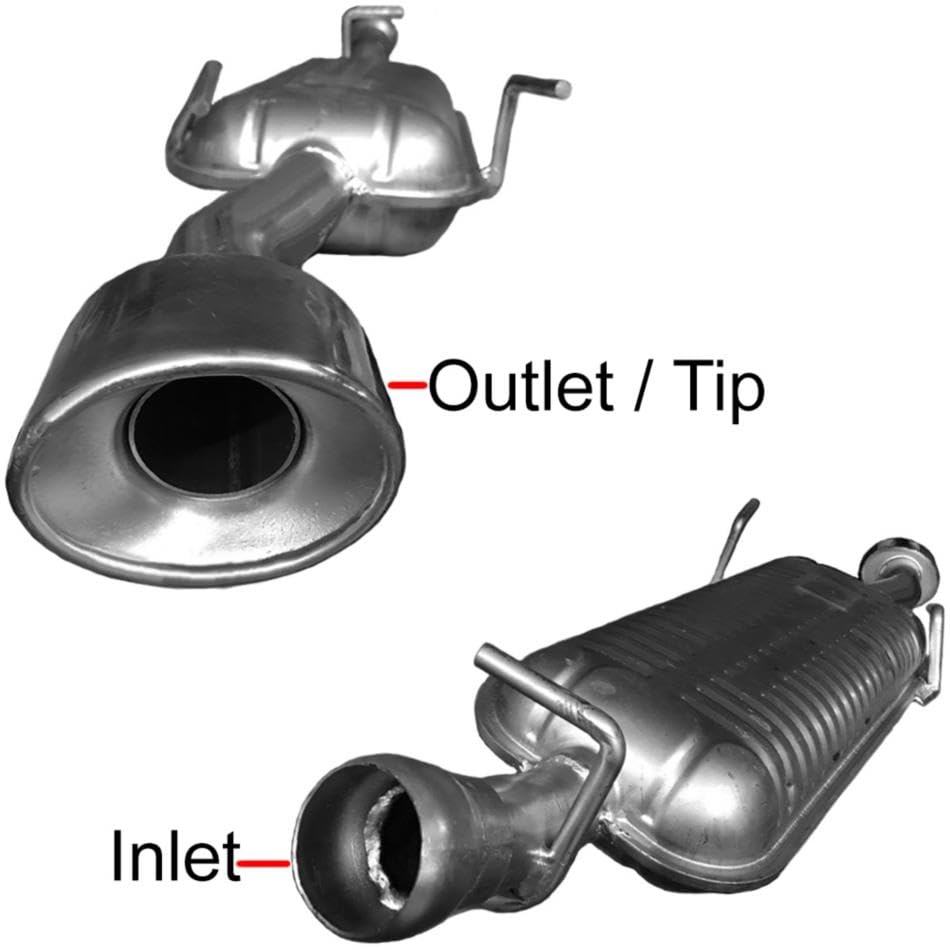 Exhaust Muffler for 1994-2002 Saab 900 and 9-3 2.0L