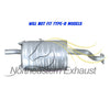 1994-2001 Acura Integra 1.8L Exhaust Muffler Pipe