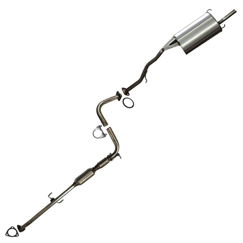 1994-1997 Honda Accord 2.2L Resonator Pipe and Muffler Exhaust - For LX and DX sub-models with Federal Emissions System