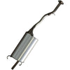 1994-1997 Honda Accord 2.2L Resonator Pipe and Muffler Exhaust - For LX and DX sub-models with Federal Emissions System