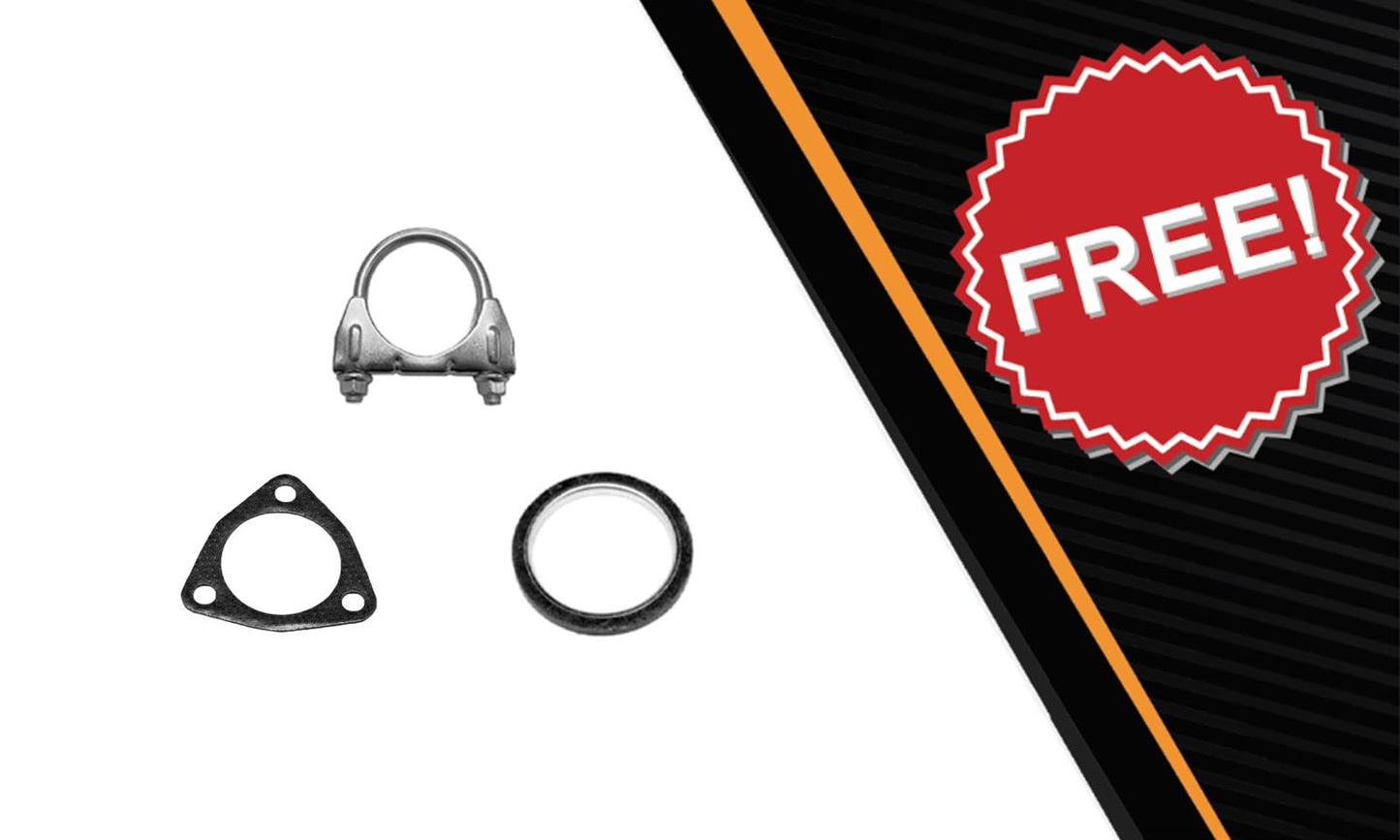 1994-1997 Honda Accord 2.2L Resonator Pipe and Muffler Exhaust - For LX and DX sub-models with Federal Emissions System