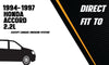 1994-1997 Honda Accord 2.2L Resonator Pipe and Muffler Exhaust - For LX and DX sub-models with Federal Emissions System