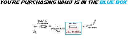 2000-2003 Dodge Dakota 3.9L / 4.7L / 5.9L Muffler Exhaust