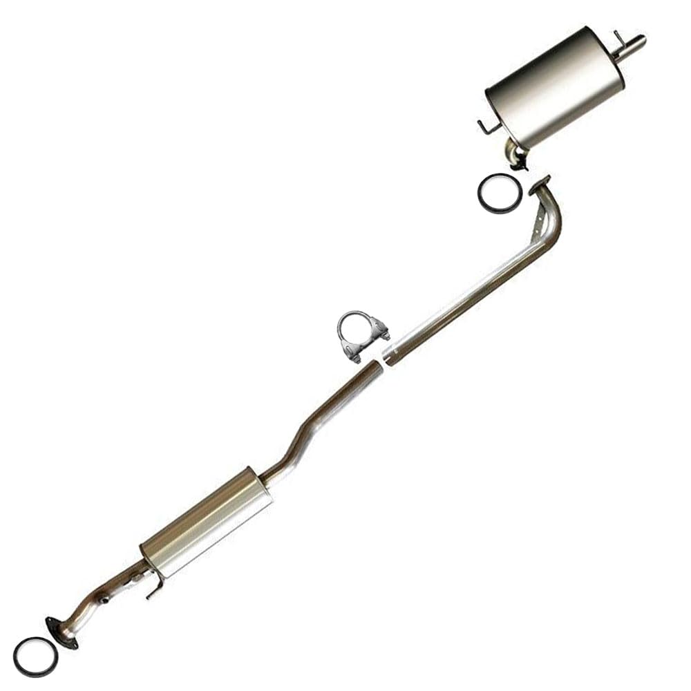 Resonator and Muffler Exhaust for 1997-2003 Toyota Camry and Solara 2.2L 2.4L