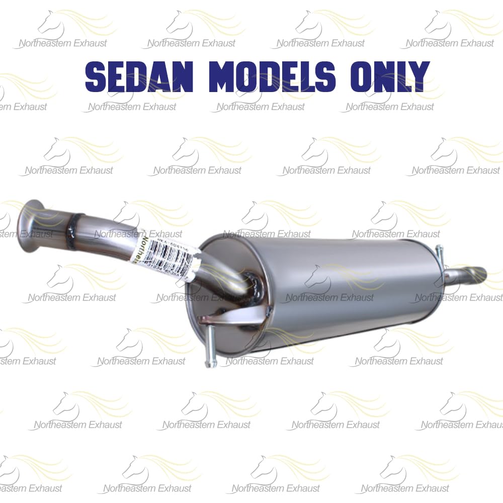 2000-2005 Toyota Echo 1.5L Muffler Exhaust - For Sedan Models Only