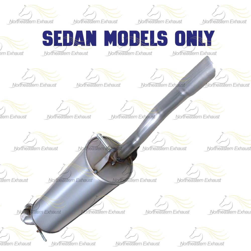 2000-2005 Toyota Echo 1.5L Muffler Exhaust - For Sedan Models Only
