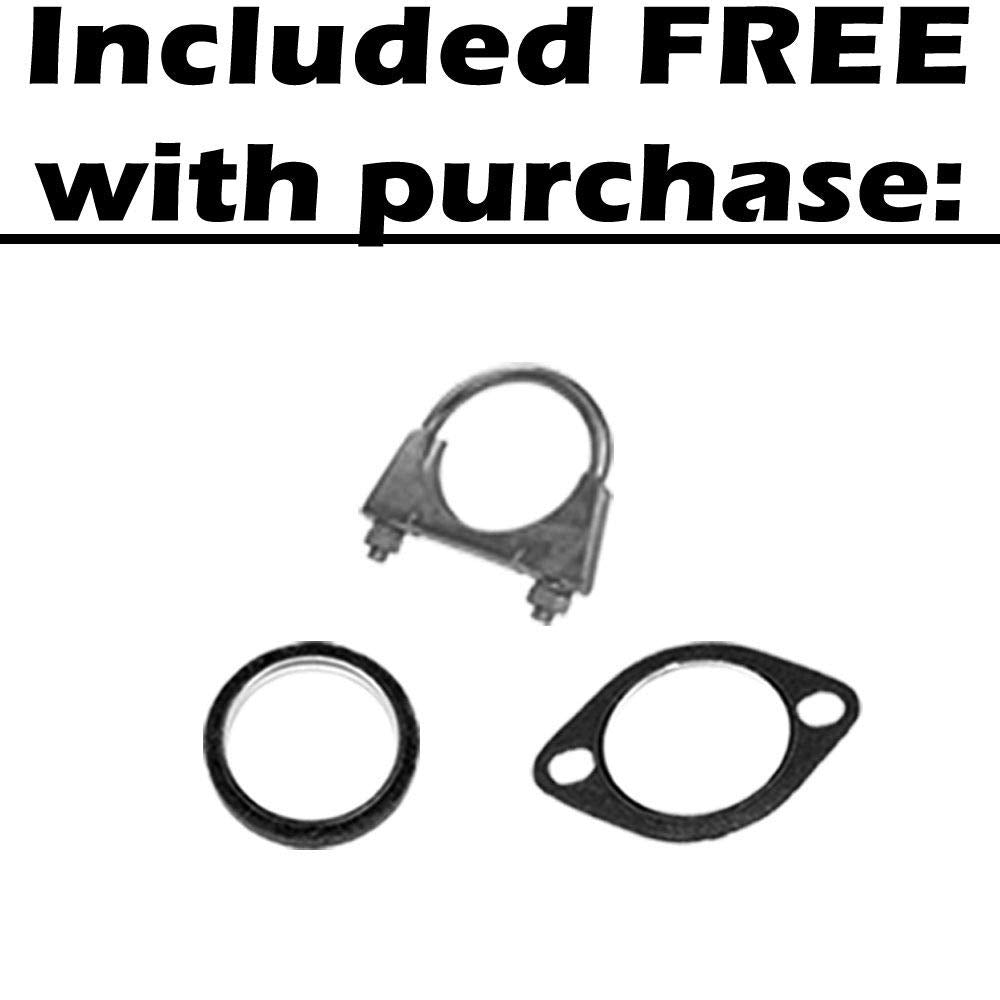 Resonator Pipe and Muffler Exhaust for 2000-2004 Subaru Legacy and Outback 2.5L