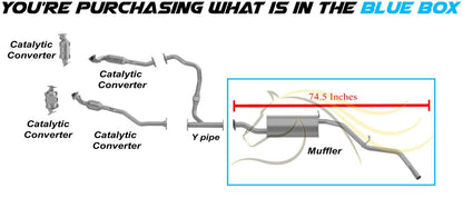 2002-2004 Nissan Xterra 3.3L Muffler Exhaust