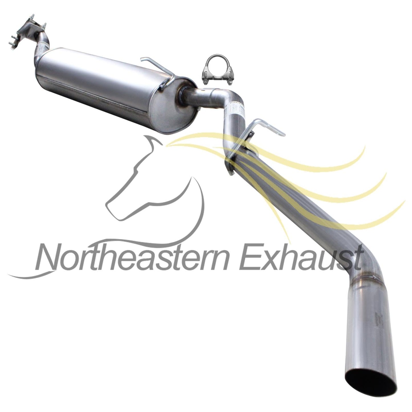 2002-2004 Nissan Xterra 3.3L Muffler Exhaust