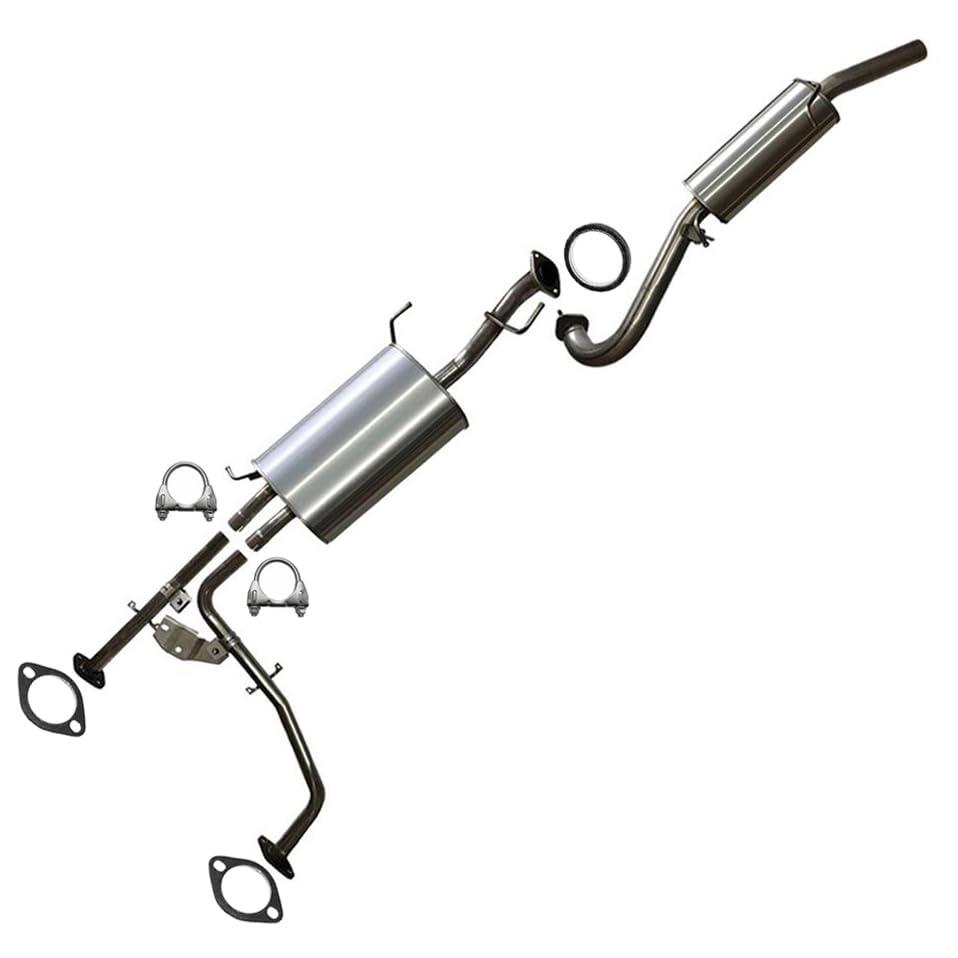 Exhaust Mufflers Assembly for 2001-2004 Nissan Pathfinder and 2001-2003 Infiniti QX4 3.5L
