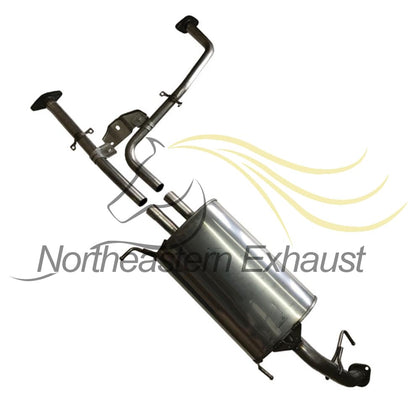Exhaust Mufflers Assembly for 2001-2004 Nissan Pathfinder and 2001-2003 Infiniti QX4 3.5L