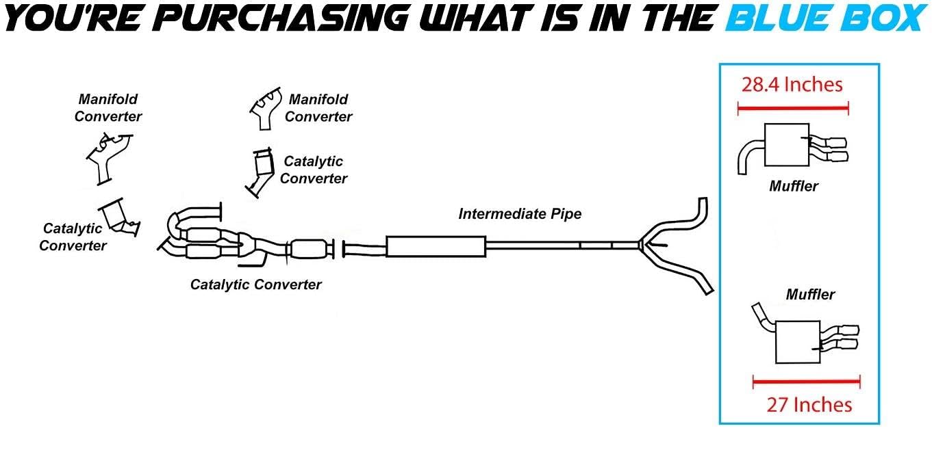 2004-2008 Nissan Maxima 3.5L Muffler Exhaust