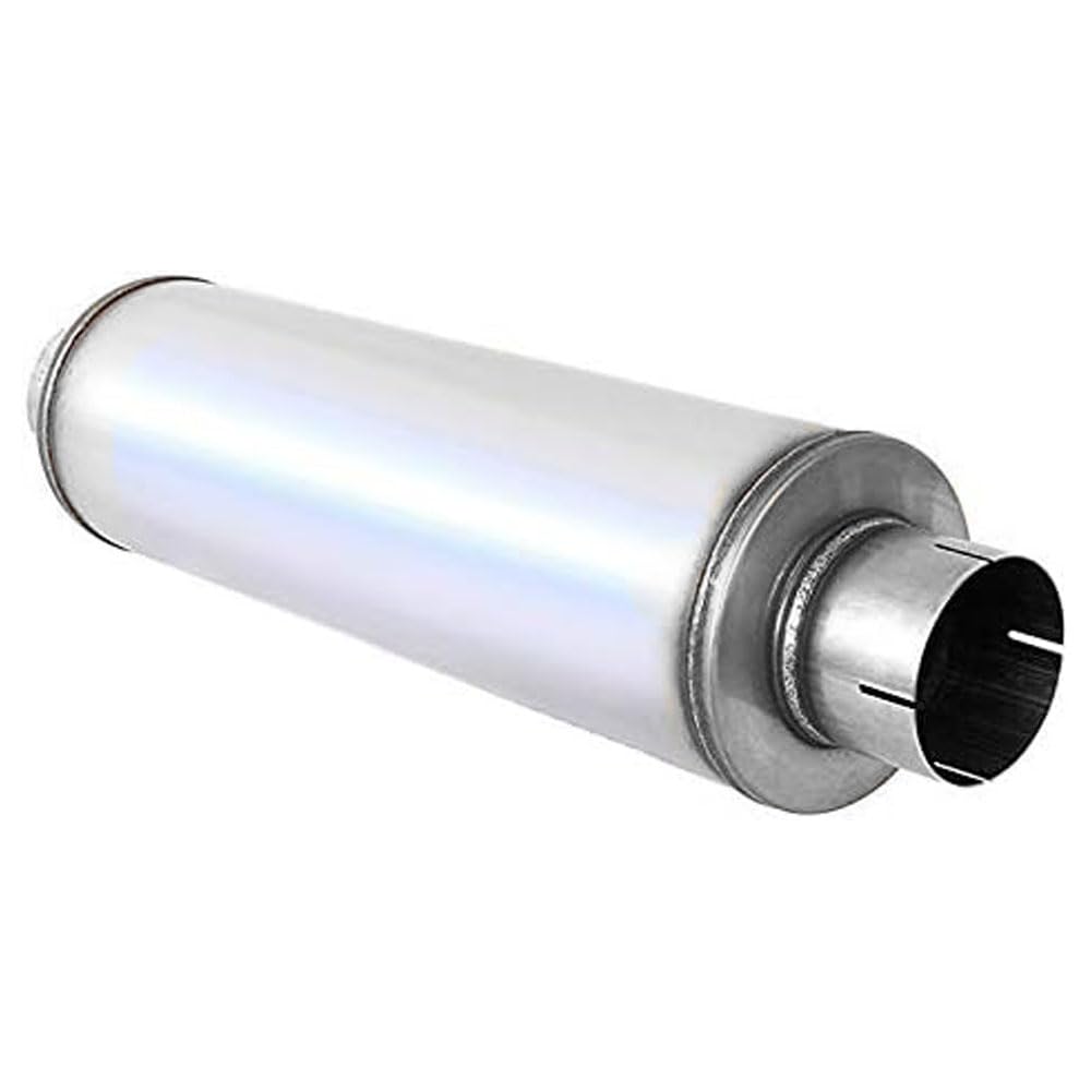 Universal Exhaust Muffler - 5 inches ID inlet / 5 inches outlet 24 inches body 30 inches Long