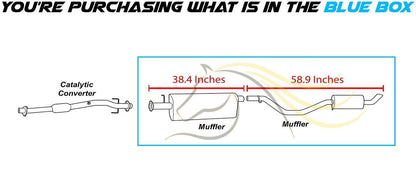 Exhaust Mufflers for 2002-2005 Chevrolet Trailblazer and GMC Envoy 4.2L