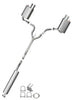 2004-2008 Nissan Maxima 3.5L Resonator and Pair of Muffler Exhaust