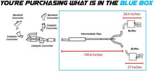 2004-2008 Nissan Maxima 3.5L Resonator and Pair of Muffler Exhaust