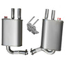 2004-2008 Nissan Maxima 3.5L Resonator and Pair of Muffler Exhaust